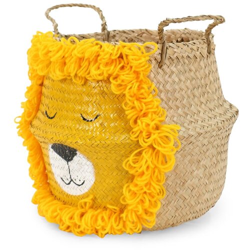 Compactor Rumena/naravna otro&amp;scaron;ka &amp;scaron;katla za shranjevanje iz morske trave &amp;oslash; 30x28 cm Lion &amp;ndash; Slike