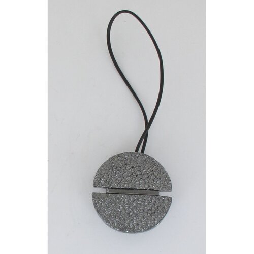 Luance VEZICA ZA ZAVJESE S KOPČOM I MAGNETOM ART DECO,RESIN, MALA - SREBRNA Cijene
