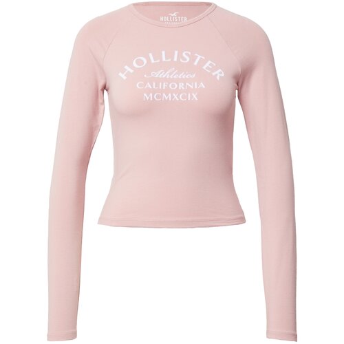 Hollister Majica pastelno roza / bela Slike