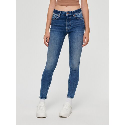 House - Skinny traperice s push-up efektom - Tamnoplava Slike