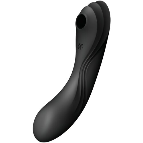 Satisfyer Curvy Trinity 4 - Vaginalni in klitorisni vibrator z možnostjo polnjenja (črn) Cene