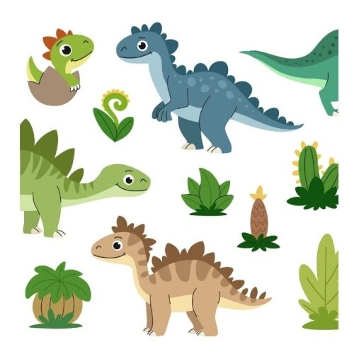  Dečije plafonsko svetlo KIDS ROOM 1xE27/60W/230V, prečnik 40 cm, u obliku dinosaura Slike