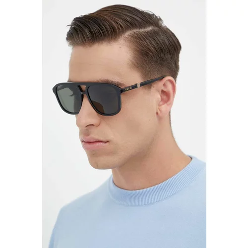 Gucci Sončna očala moška, črna barva, GG1494S