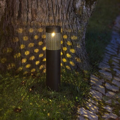 Star Trading Crna solarna LED rasvjeta od nehrđajućeg čelika Blace, visina 39 cm Cijene