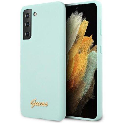 Guess GUHCS21MLSLMGLB silikonski ovitek za Samsung Galaxy S21 Plus G996 - meta Cene