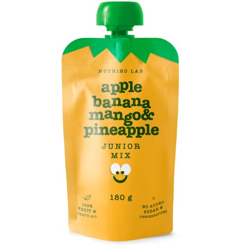 Nutrino Lab junior mix jabuka, banana, mango i ananas 180g Cene