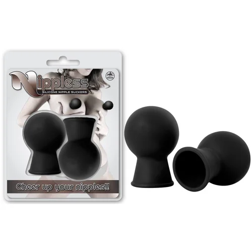 Nmc Nippless Silicone Nipple Sucker Set Black 2pcs