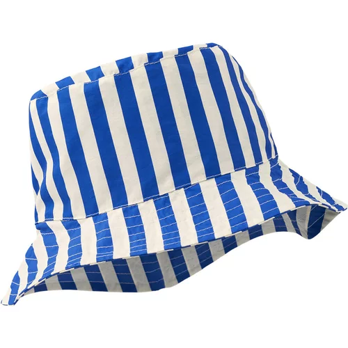 Liewood šeširić damon stripe surf blue/creme de la creme