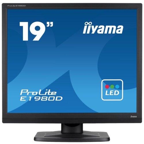 Iiyama monitor 48,3 cm (19,0&amp;quot;) E1980D-B1 1280x1024 led 5ms vga dvi sRGB99%, (21286955) Slike