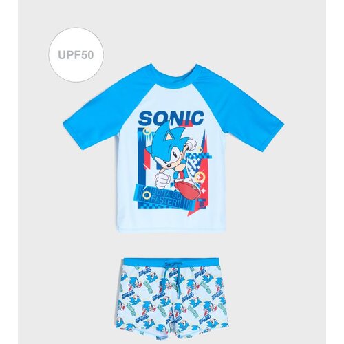 Sinsay UPF50 set za plažu – Majica i kupaće hlače Sonic the Hedgehog Cene