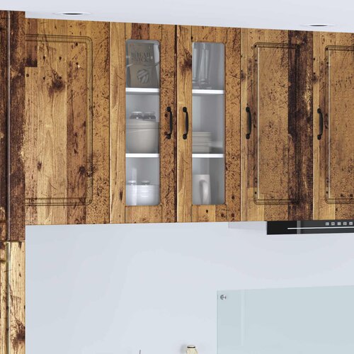  Zidni stakleni ormarić Staro drvo 60 x 31 x 80 cm Cijene