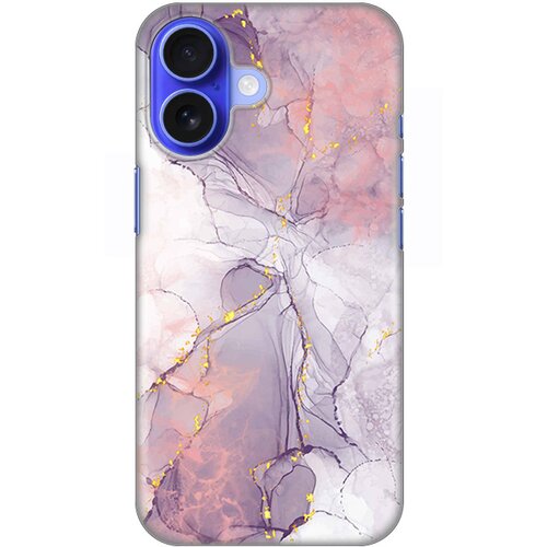  Torbica Silikonska Print za iPhone 16 6.1 Pink Marble Cene