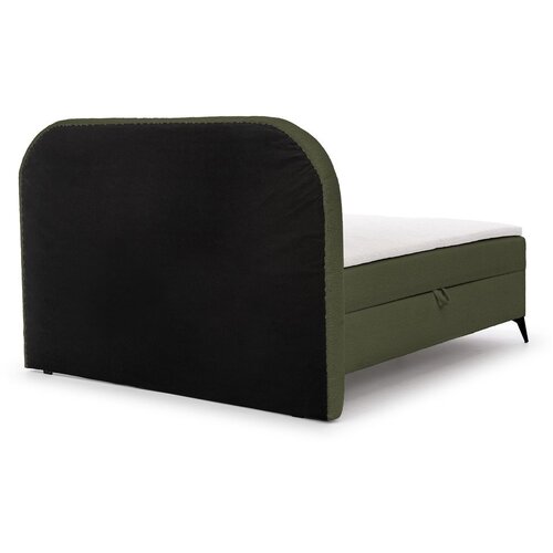Ropez Zelena boxspring postelja s prostorom za shranjevanje 180x200 cm Ornes &amp;ndash; Slike