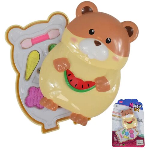 Magic Toys make up set: paleta &scaron;minke u obliku hrčka s kistom outlet Cijene