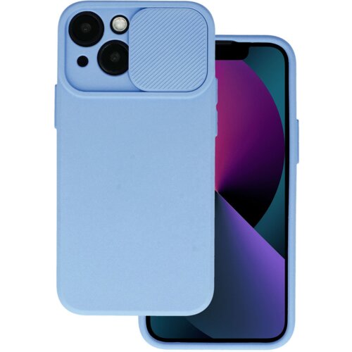 Onasi Lens Cover silikonski ovitek za&amp;scaron;čita za iPhone 15 - svetlo moder Slike