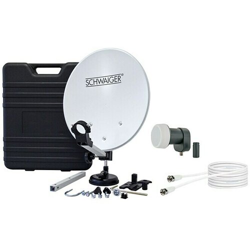 SCHWAIGER Set satelitske antene (35 cm, Svijetlosive boje, Promjer prihvata: 40 mm) Cijene