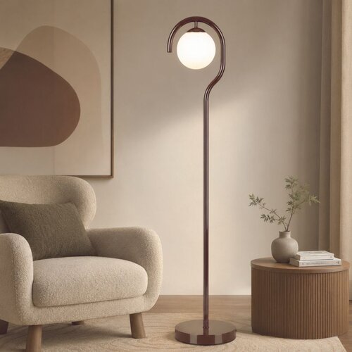 Opviq podna lampa GEDIK-20447-E, 1 × E27, braon Cene