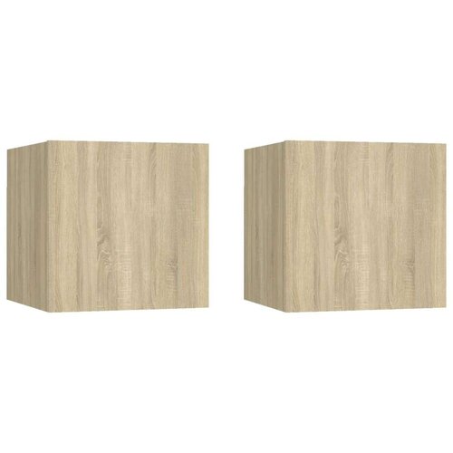  Noćni ormarići 2 kom boja hrasta 30 5 x 30 x 30 cm od iverice Cijene