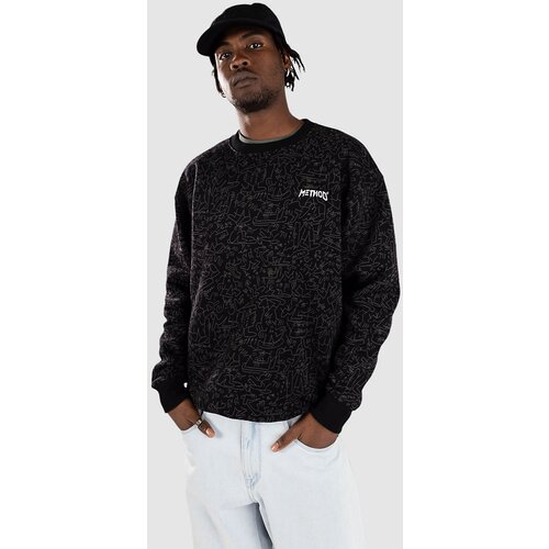 Method Mag X Lucas Crew Pulover black Cene