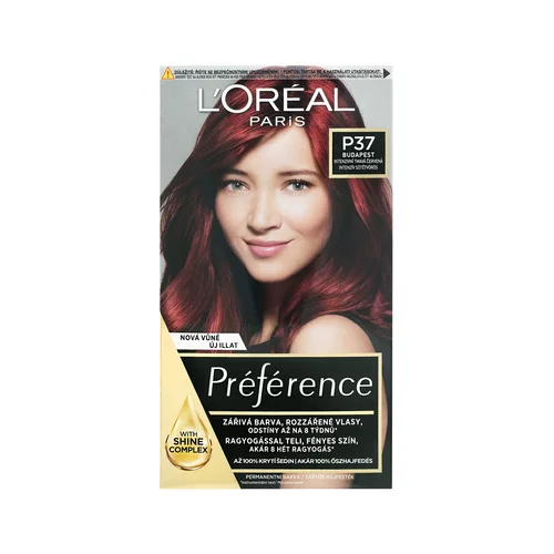 L´Oréal Paris préférence Féria barva za lase za vse vrste las 60 ml odtenek P37 pure plum