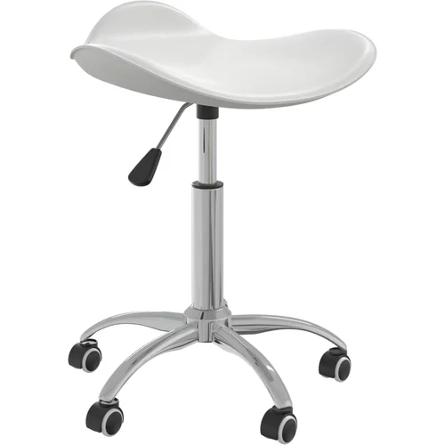 vidaXL uredska stolica od umjetne kože bijela