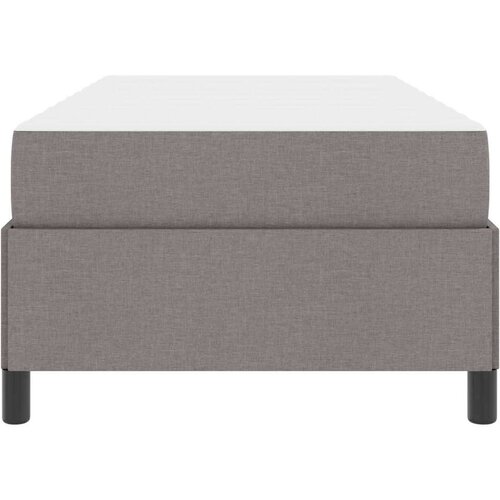 VidaXL Krevet s opruga kutije Taupe, Crna 90 x 190 cm Slike