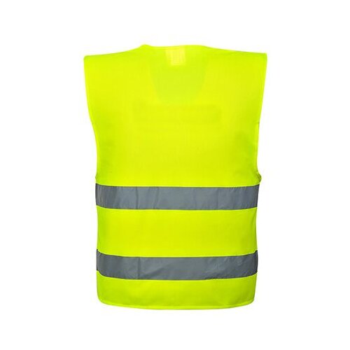 MONSUN Prsluk Hi-Vis M474 sa dve horizontalne trake/ žuta Slike