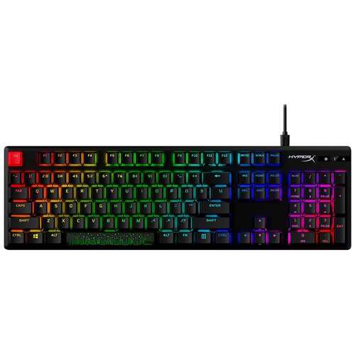 HP Tipkovnica HyperX Alloy Origins PBT, žičana, gaming, mehanička, aqua switches, US Layout, RGB, crna Cijene