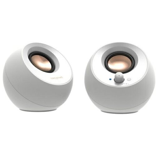 Creative RAČUNALNIŠKI ZVOČNIKI PEBBLE 2.0 V3 BLUETOOTH 5.0 USB-C BELI, (22006904) Cene