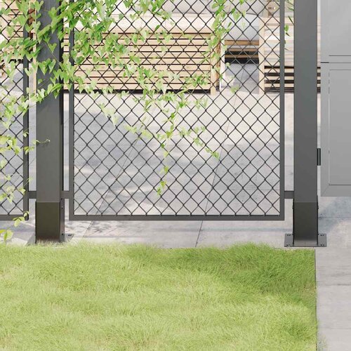 vidaXL Podstavki za stebre Kvadratni 4 kosi Antracit 81x81 mm Cene