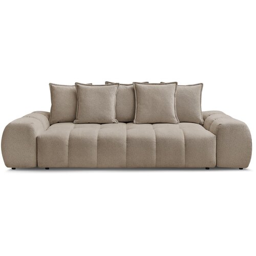 Bobochic Paris Smeđe-siva sofa od šenila 278 cm Everest – Cijene