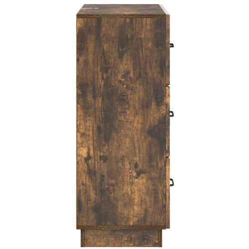  Ormar s ladicama Dimljeni hrast 66 x 34,5 x 87 cm Slike