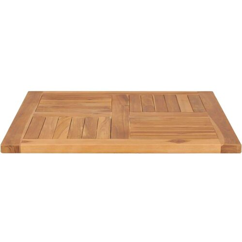 VidaXL Stolna ploča od masivne tikovine 70 x 70 x 2 5 cm Slike
