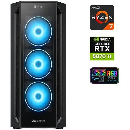 ANNI gaming namizni računalnik Gamer R7 Ryzen 7 7800X3D/64GB/2TB SSD/RTX 5070 Ti Cene