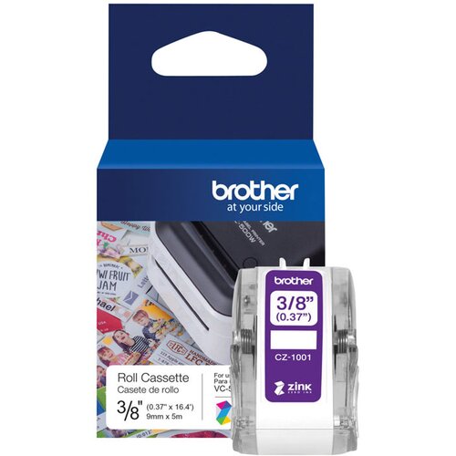 Brother etikete CZ-1001, 9 mm x 5 m, original Slike