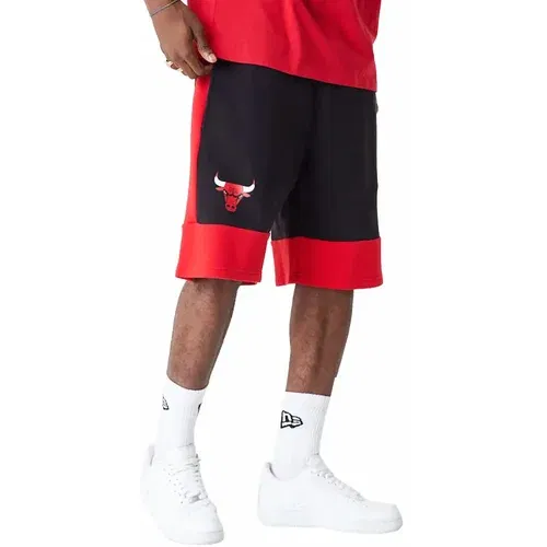 New Era Športne hlače 'NBA Chicago Bulls ' rdeča / črna / bela