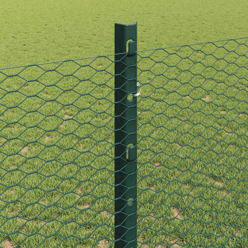  Heksagonalna ograda s stubom 10 x 1,2 m Čelik premazan PVC-om Slike