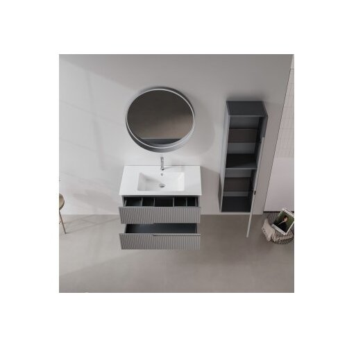 Hanah home Kupatilski ormarić sa umivaonikom i ogledalom (2 komada) Moonlight 90 v2 390 Cene