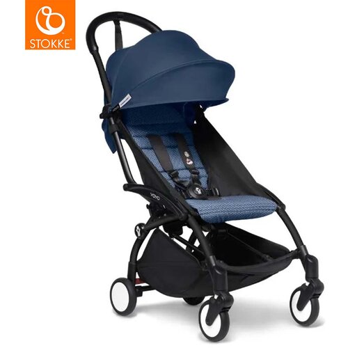 Stokke yoyo³ dječja kolica 6+ air france blue (black frame) Cijene