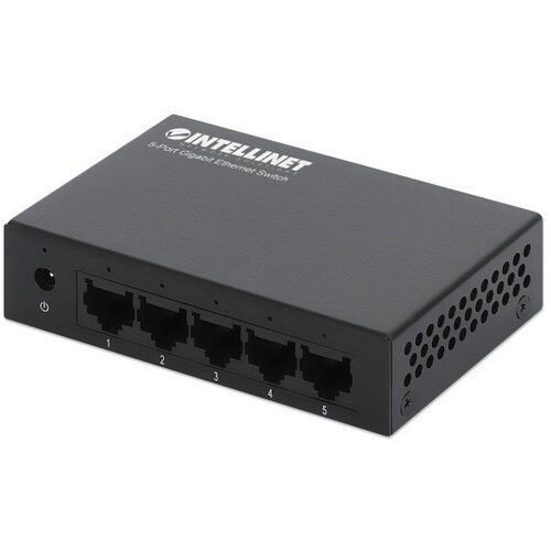 Intellinet lan switch 530378 10/100/1000 5port/metalni Slike