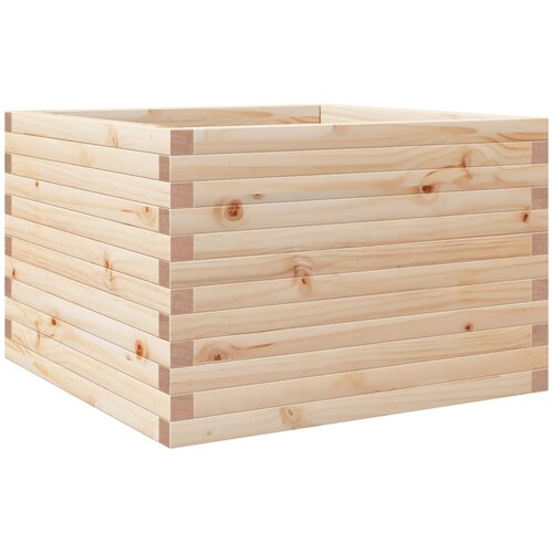 VidaXL vrtno cvetlično korito 70x70x46 cm trdna borovina, (21266352) Slike