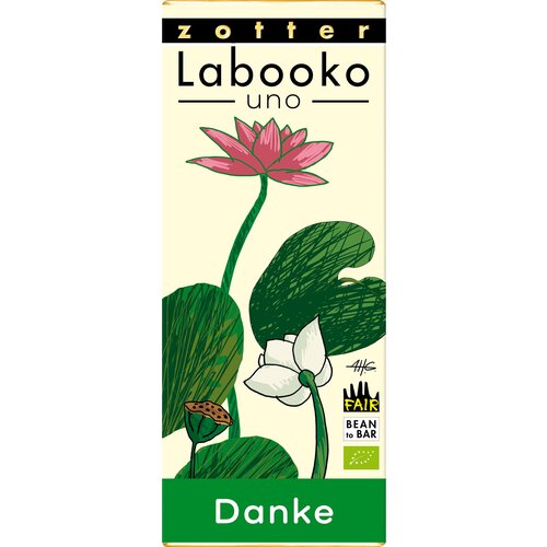 BIO čokolada Labooko Uno - &amp;quot;Hvala&amp;quot; - 35 g Slike