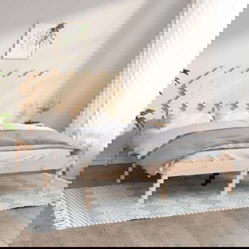  Posteljni okvir 120x200 cm trden les, (20684838) Slike