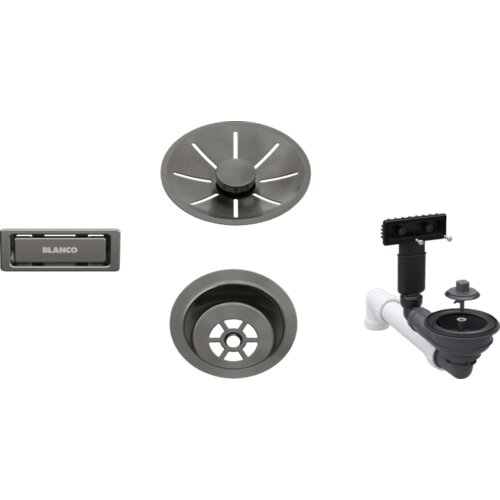 Blanco pribor satin dark steel infino set 1x3,5" (skodelica, infino okrasna rozeta, c-prelivni prelivni set), brez dodatne komp. Cene