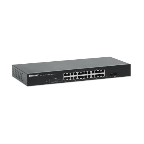 Intellinet 24-Port gigabit ethernet +2SFP uplink switch Cene