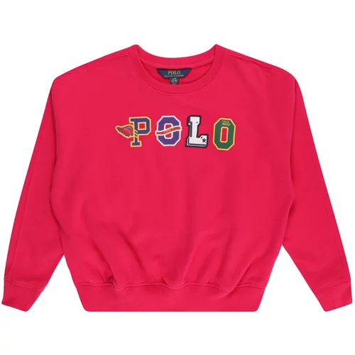Polo Ralph Lauren Sweater majica žuta / zelena / roza / bijela