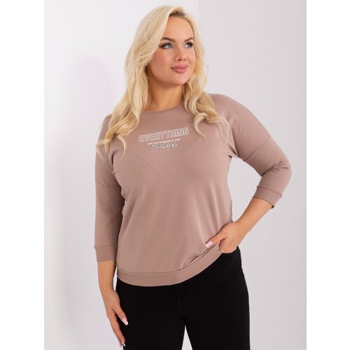 RELEVANCE Blouse-RV-BZ-9134.84P-dark beige Cene