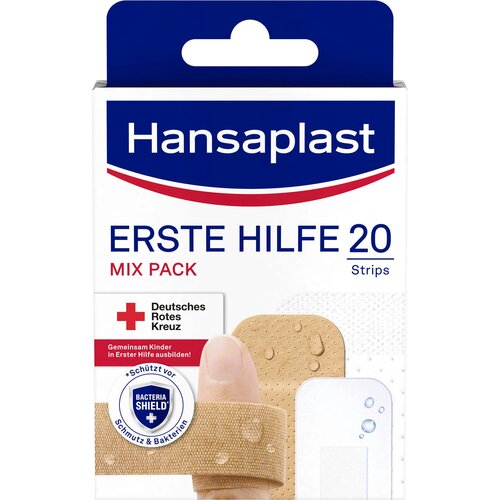 Hansaplast Me&scaron;ani paket obližev za prvo pomoč - 20 kos. Cene