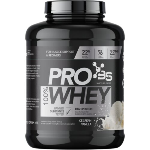 Basic Supplements 100% PRO WHEY 2.27KG - Ice Cream Vanilla Cene