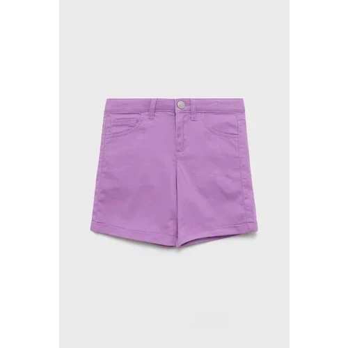 United Colors Of Benetton Dječje kratke hlače boja: ljubičasta, glatki materijal